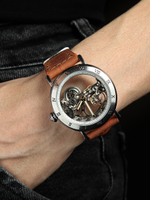 Часы скелетоны мужские механические Power Light YOURTIME