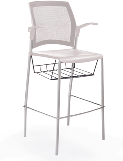 Rewind стул барный со спинкой-сеткой