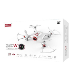 Р/У квадрокоптер Syma X20W с FPV трансляцией Wi-Fi, барометр 2.4G RTF