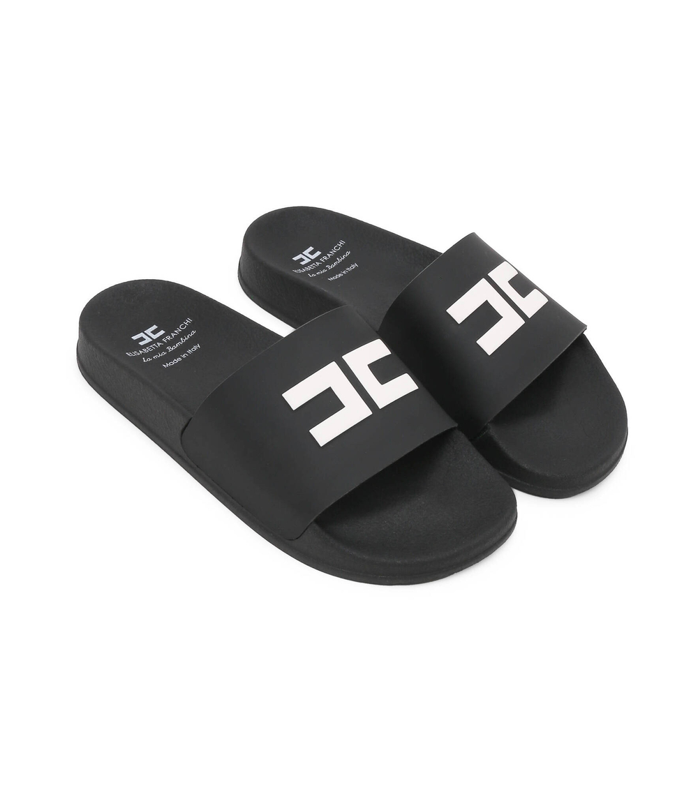 Шлепанцы Elisabetta Franchi - черный(F3A0 E0074 1745999)