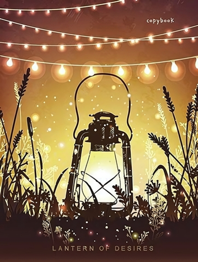 Тетрадь А5 48л. клет. "Фонарики" (Апплика)