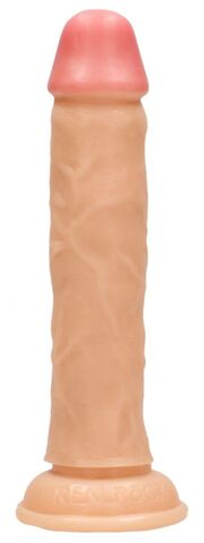 Телесный реалистичный фаллоимитатор Realistic Cock 9  - 23,5 см.