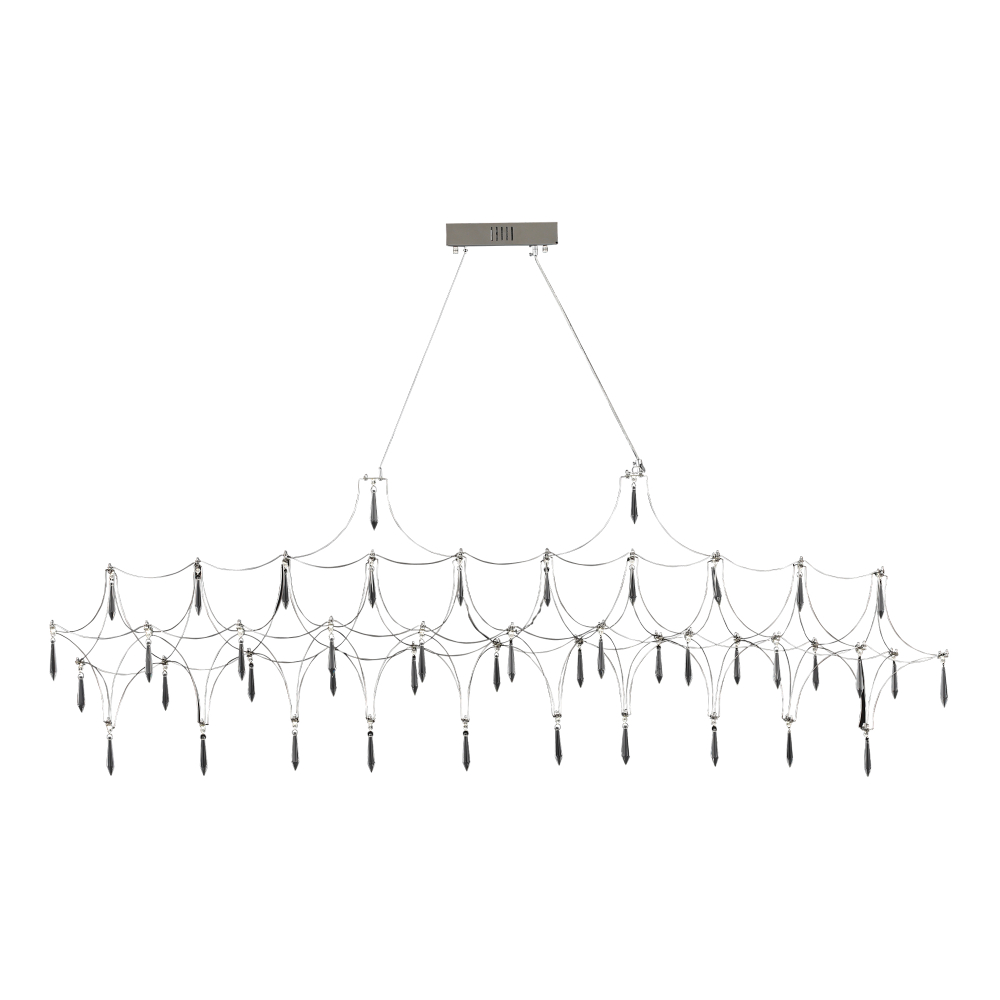 SL6603.103.23 Светильник подвесной ST-Luce Хром/Прозрачный LED 1*23W 4000K GRAVETTA