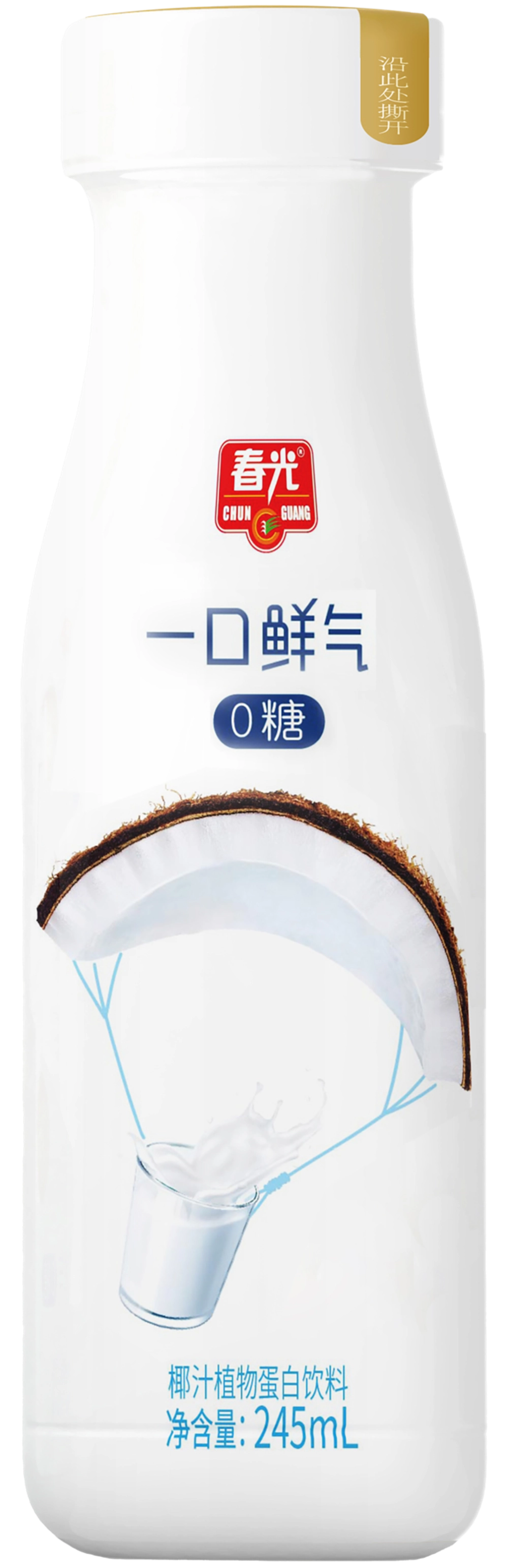 Кокосовое молоко Tau-Tau без сахара в бутылке, 245 мл