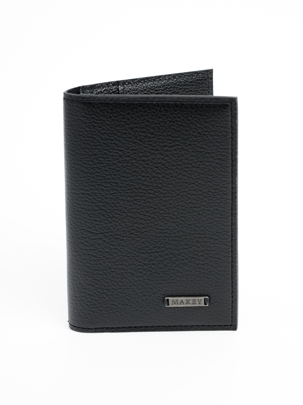 Обложка для паспорта с карманами «Классика». Цвет черный