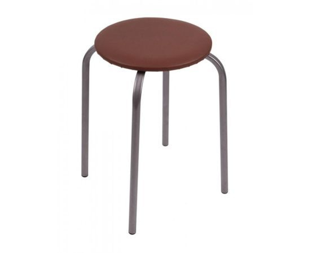 Табурет для кухни Мебель для дома Табуретка кухонная и для прихожей мягкая Nika Ника Эконом 1 Коричневый АРТ ТБ1/К