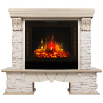 Каминокомплект Real Flame Rockland Lux 25/25,5 WT с очагом Evrika 25,5