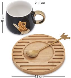 MUG-414/4 Чайная пара «Кошечка»