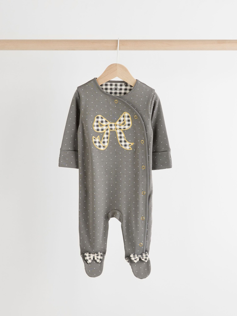 Комбинезон / Cлип для малышей Next N77-688, 3 шт., Серый, Кремовый