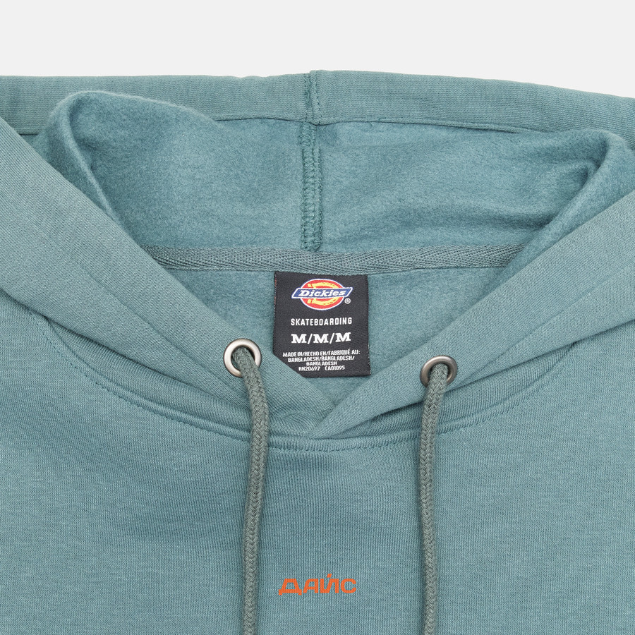 Толстовка мужская Dickies Skateboarding Logo Hoodie артикул:TWSK0_green - купить в магазине Дайс