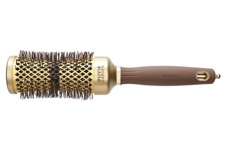 Термобрашинг для волос EXPERT BLOWOUT CURL Wavy Bristles Gold&Brown 45мм ID2065 (07350)