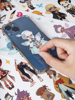 Наклейки аниме стикеры набор на телефон