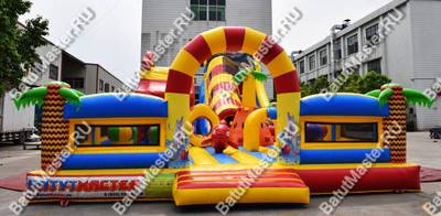 Надувной батут "Тропикана макси" 15*7*6 м