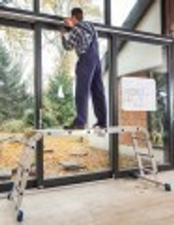 Универсальная шарнирная лестница STABILO 4х3 (123510)