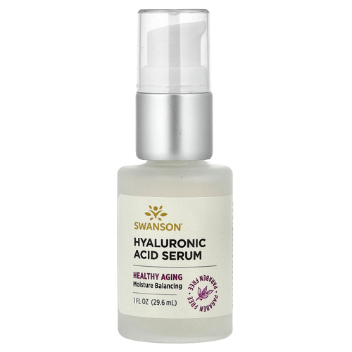 Swanson, Сыворотка с гиалуроновой кислотой, 29,6 мл (1 жидк. унц.)