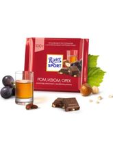 Шоколад молочный Ritter Sport Ром, изюм, орех 100 г