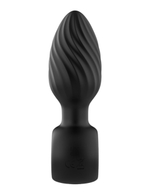 Анальная пробка Secwell с вибрацией и вращением, пульт ДУ