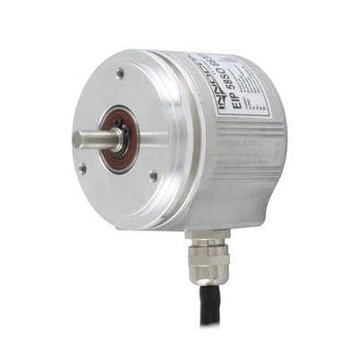 Инкрементальный программируемый энкодер INNOCONT EIP 58SO 6630V3000-R2 D=58мм, выступающий вал 6мм, сервофланец, 5…30VDC, выход TTL/HT, IP 65