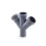 ПВХ Крестовина Ф50х50х50*45 (40/5шт)