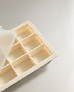 Zara Home Форма для льда силиконовая на 15 кубиков с крышкой, прямоугольные ячейки