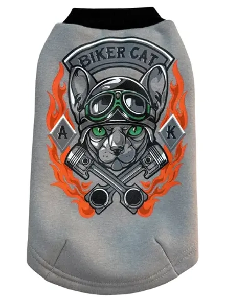 Одежда для сфинкса, теплая толстовка для кошек