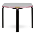 Столик кофейный ror, 50х50 см, черный/серый/розовый