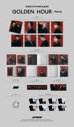 Альбом ATEEZ - 11th Mini Album GOLDEN HOUR : Part.2 (DIGIPACK VER.)