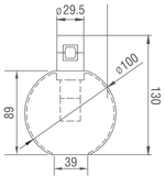 Светодиодный светильник для магнитной модульной системы, 5Вт