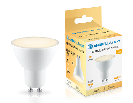 Ambrella Светодиодная лампа MR16 11W 2700K Лампы светодиодные MR16 181103