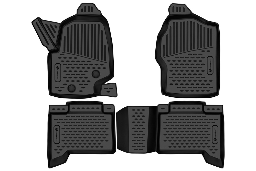 Коврики в салон для BAIC BJ40 2023 - 4шт. (полиуретан) арт.ELEMENT3DAN0609210K