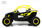 Детский электромобиль RiverToys BRP Can-Am Maverick Y111YY желтый