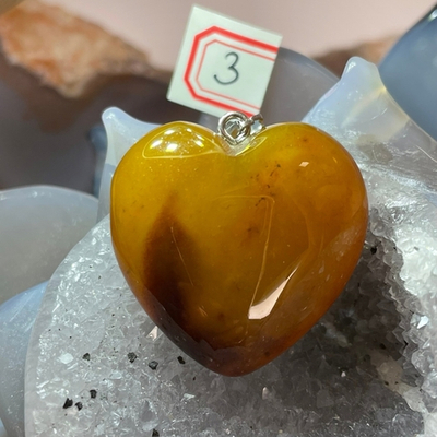 26983 Сердолик Кулон сердце 30мм