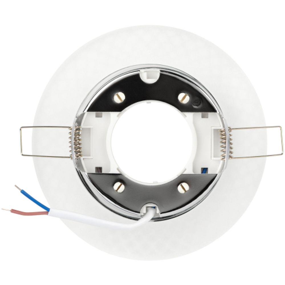 Светильник встраиваемый ЭРА KL79 WH/CH под лампу GX53 белый/хром