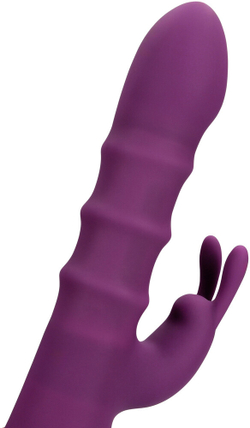 Shots Media Orchidee Purple - Вибратор с тремя движущимися кольцами