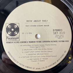 Винтажная виниловая пластинка LP Kay Starr and Count Basie How About This (Japan 1968) (No Obi)