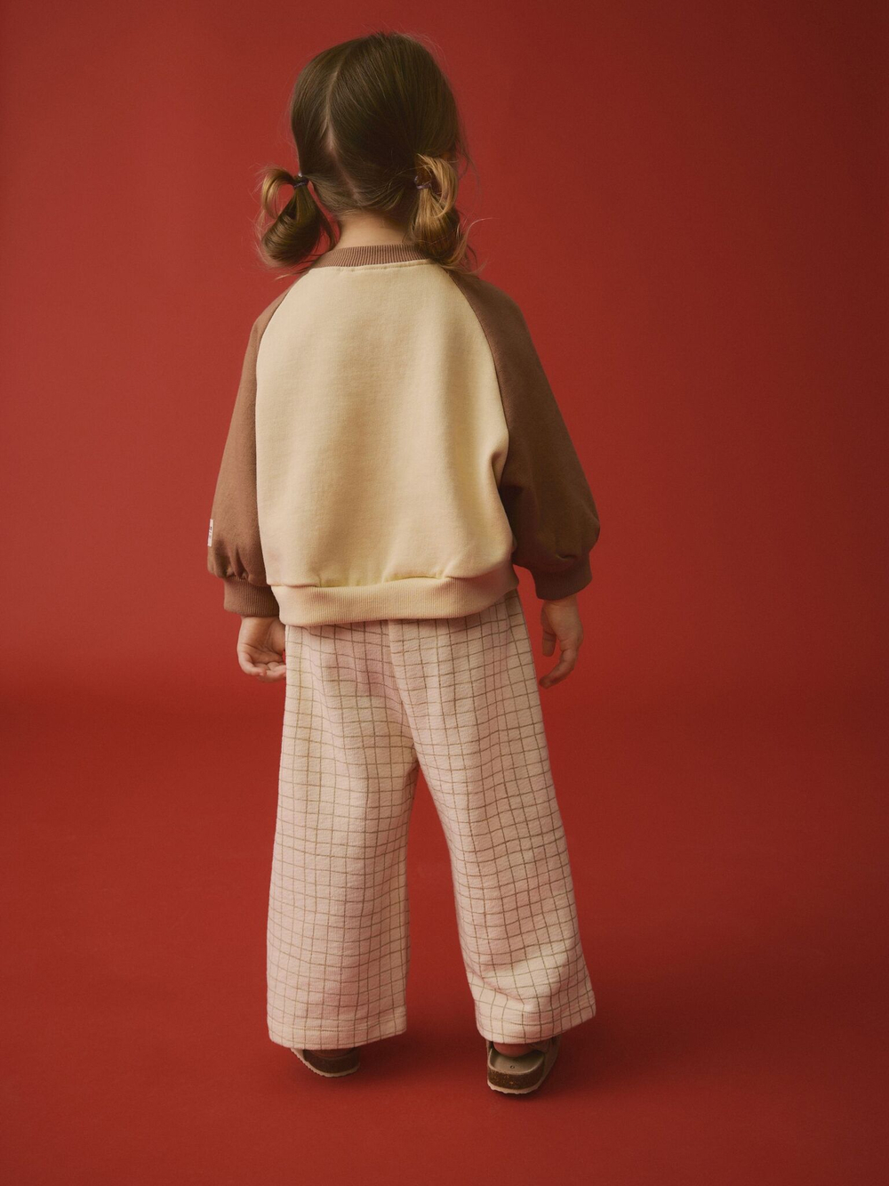 Толстовка и брюки в комплекте для девочки Next E54-929, Песочный, Кремовый