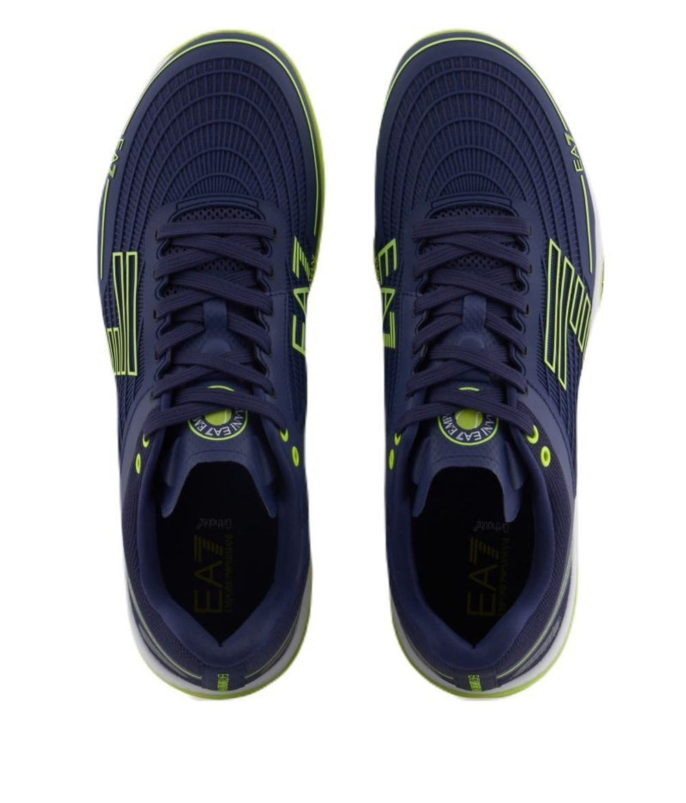 Мужские кроссовки теннисные EA7 Unisex Woven Sneaker Clay - белый