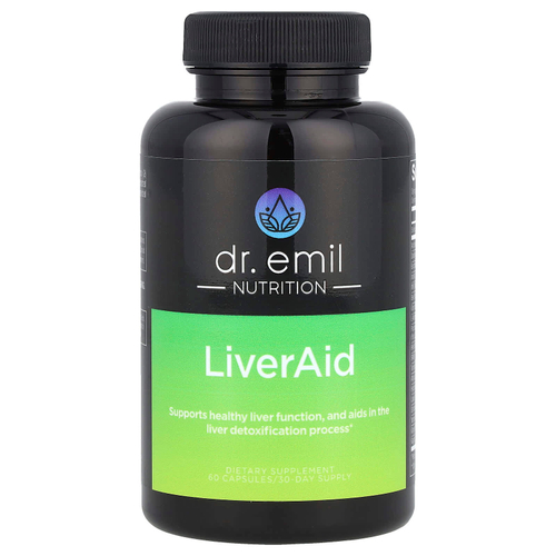 Dr. Emil Nutrition, LiverAid, 60 капсул