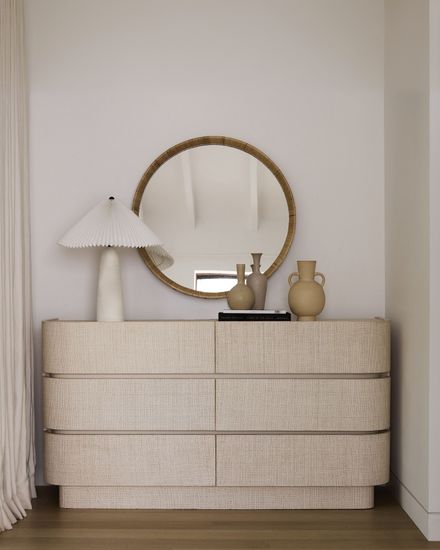 Зеркало в раме из ротанга “Леола”