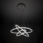 Citilux Неон Смарт CL731A330E RGB Умная подвесная люстра Белая