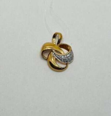 Подвеска из золота с фианитами