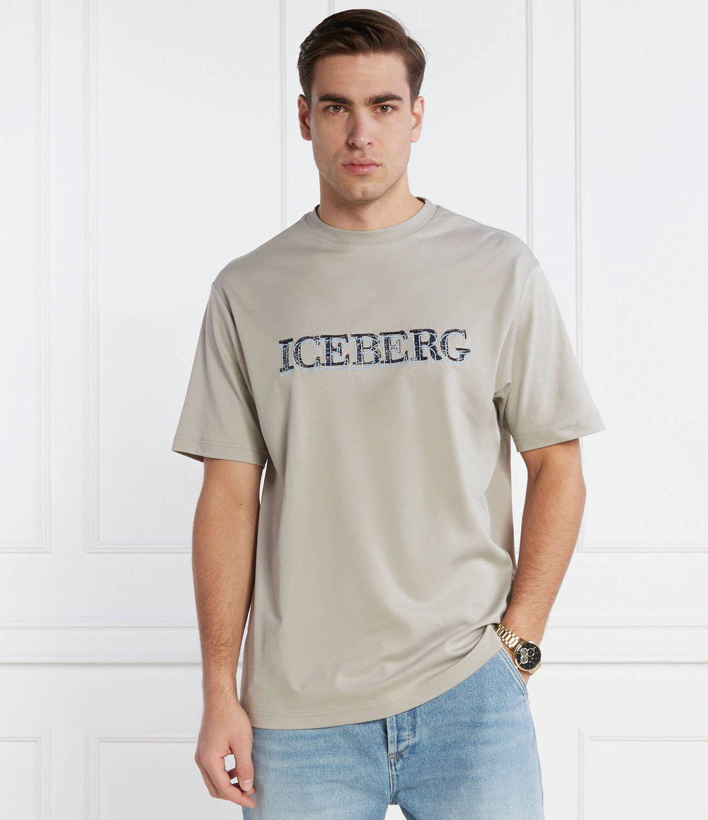 Футболка Iceberg - пепельный(242 I1P F075 6307)