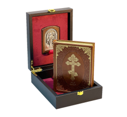 Святое Евангелие с иконой. Подарочный набор