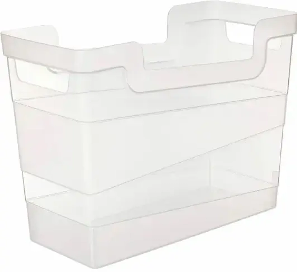 Контейнер для хранения универсальный с ручками «Tule», прозрачный, 10,5*34,2*25,3см / 10,5л