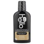 Hello, Активированный уголь, освежающая жидкость для полоскания рта, натуральная свежая мята, 473 мл (16 жидк. Унций)