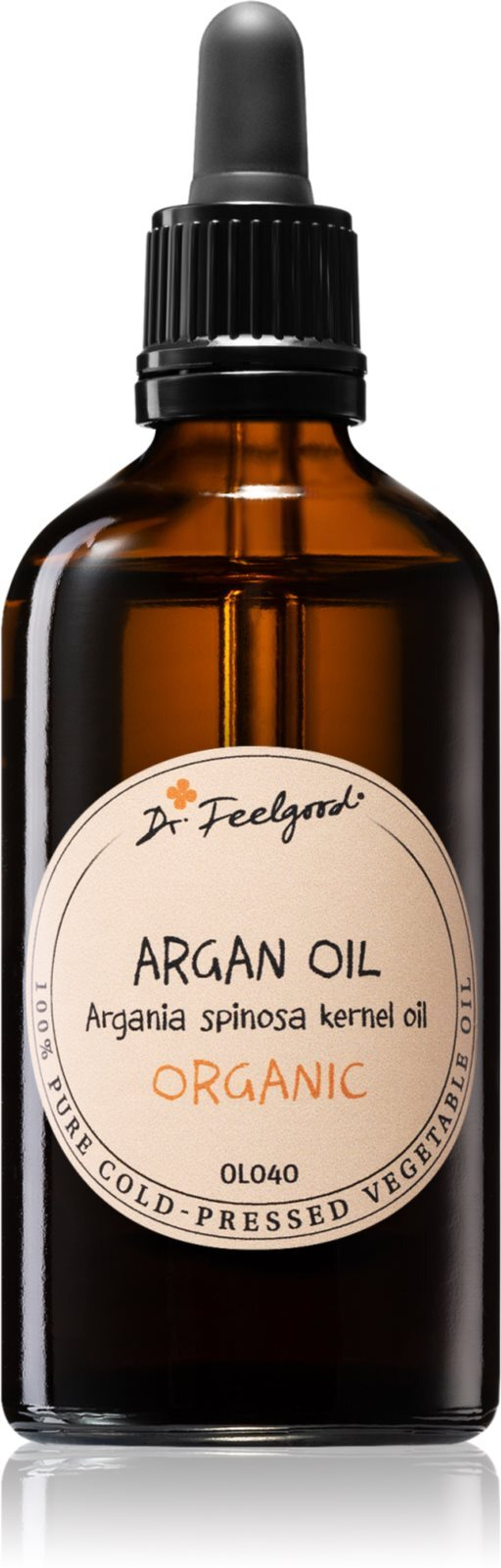 Dr. Feelgood BIO and RAW - ухаживающее аргановое масло для лица, тела и волос /   100  ml  / GTIN 8586018090094
