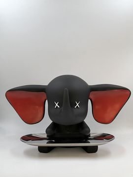 Статуэтка "Слоник" TD032/4 чёрный Elephant Teona Decor