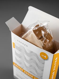 Фильтры из японской неотбеленной бумаги №4 U-форма