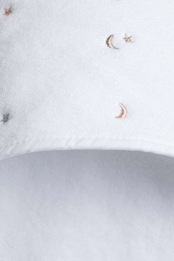 ZARA HOME ДЕТСКАЯ ХЛОПКОВАЯ НАКИДКА-ПОЛОТЕНЦЕ, КРЕМОВЫЙ