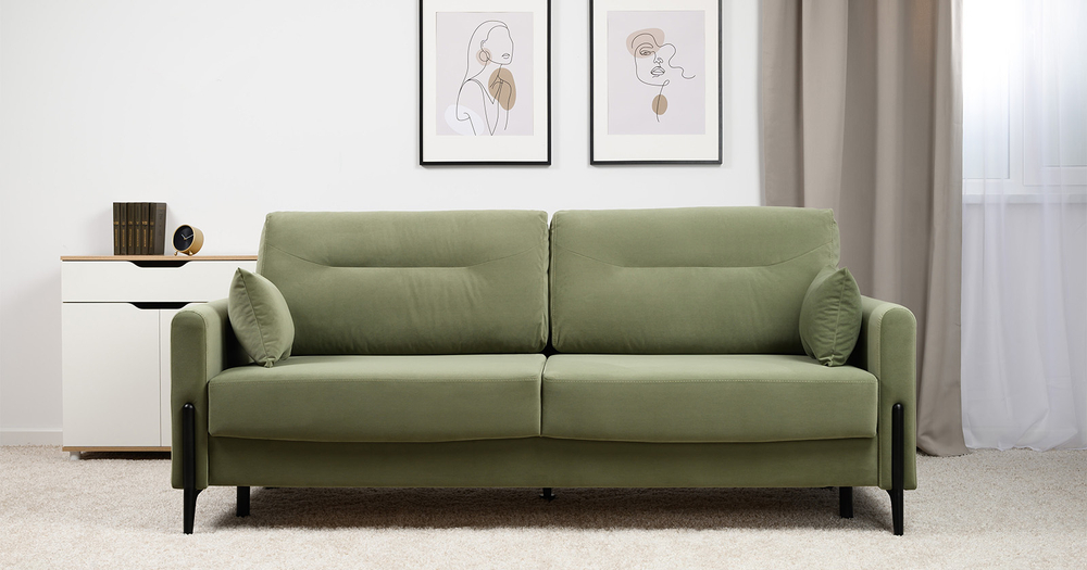 Барселона диван-кровать (оливковый)